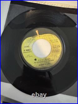 Ringo Starr It's All Down To Good Night Vienna Apple Records P-1882