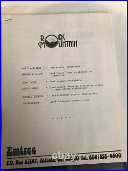 Rock Mountain Lp And Amazing Press Kit Rare