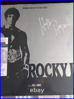 Rocky 3 Hulk Hogan Autographed Vinyl LP JSA