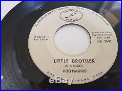 Rod Harris Little Brother USA 7 Vinyl NS-2003- mellow candle first utterance