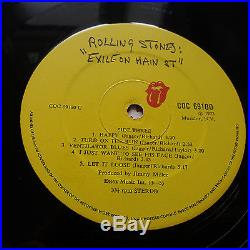 Rolling Stones Exile on Main St Vinyl LP Rare UK 1st Press 1/1/1/1 + Postcards