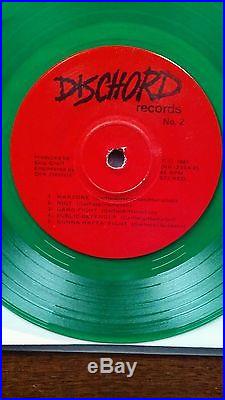S. O. A. No Policy Ep -7 Green Vinyl Original! Holy Grail Record