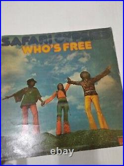 SAFARI GYPSIES WHO'S FREE lonely train RARE LP RECORD INDIA INDIAN VG