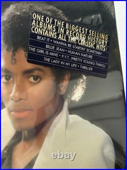 SEALED Michael Jackson Thriller VINYL LP with Hype Stickers 1982 Epic QE-38112 R&B