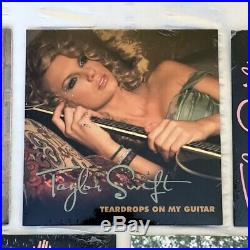 SEALED Taylor Swift Singles 5x7 vinyl records! Tim mcgraw our song teardrops