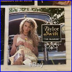 SEALED Taylor Swift Singles 5x7 vinyl records! Tim mcgraw our song teardrops