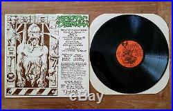 SEPTIC DEATH Need So Much Attention LP 1984 PUSMORT 0012-001 with Pushead Poster