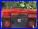 SHARP-VZ-V20-Boombox-Tape-Vinyl-recorder-MINT-condition-very-rare-RED-colour-80x-01-xe