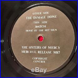 SISTERS OF MERCY The Damage Done 1980 UK 3-track 7 Vinyl single first issue