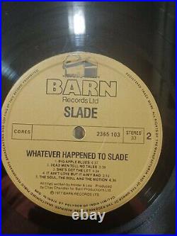 SLADE WHATEVER HAPPENED RARE LP RECORD vinyl BARN Polydor INDIA INDIAN EX
