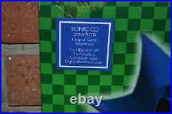 SONIC CD Game Soundtrack, Ltd 1st Pr 180G 3LP BLUE or BLACK VINYL + DL OOP New