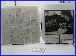 STAR WARS Soundtrack 2xLP Record'77 2T-541 Poster, Inserts VG++ Ultrasonic Clean
