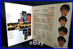STEREO SONGS PICTURES AND STORIES OF THE FAB BEATLES With RARE RED STEREO STICKER