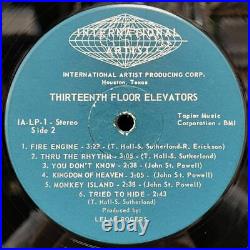 STEREO US ORIGINAL w SHRINK 13TH FLOOR ELEVATORS PSYCHEDELIC SOUNDS OF THE