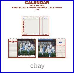 STRAY KIDS 2021 SEASONS GREETINGS Calendar+Diary+Post Book+Card+Poster+etc+GIFT