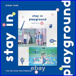 STRAY KIDS 2ND PHOTO BOOK STAY IN PLAYGROUND DVD+Book+Card+etc+Pre-Order+GIFT