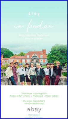STRAY KIDS FIRST PHOTO BOOK STAY IN LONDON DVD+PhotoBook+Card+etc+Pre-Order+GIFT