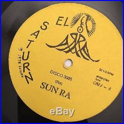 SUN RA & HIS ARKESTRA Celestial Love & Disco 3000 ORIG SATURN 2 LP's NM Jazz