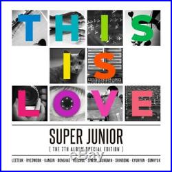 SUPER JUNIOR THIS IS LOVE 7th Album Special Edition Random Cover CD+Photobook
