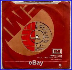 Sex Pistols Anarchy In The Uk A Label Promo 7 Vinyl Single Record Rare Punk