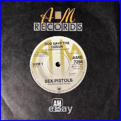 Sex Pistols God Save The Queen A&m Mint Unplayed Original! Punk Icon