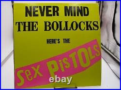 Sex Pistols Never Mind the Bollocks LP Record & 7 Ultrasonic Clean UK EX c EX