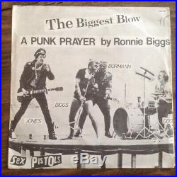 Sex Pistols The Biggest Blow MEGA RARE GREEK 7 +KILLER PS Punk The Clash Damned