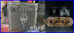 Skyrim Ultimate Edition Vinyl Record Soundtrack 4 LP Paarthurnax Variant Box Set