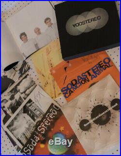 Soda Stereo Caja Negra Box Set Vinyl (New 7 LPs Sealed + Book BOX SET)