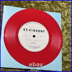 St Vincent KROKODIL 7 Red Vinyl RSD 2012 RARE 45 Record Unplayed SHIPS FREE