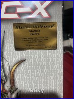 Static X-Machine Vinyl Limited Edition 1,000 Made In (Red) Rare Static X-Machine Vinyl Limited Edition 1,000 Made In (Red) Rare