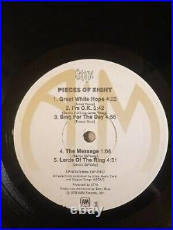 Styx Pieces Of Eight Vinyl LP 1978
