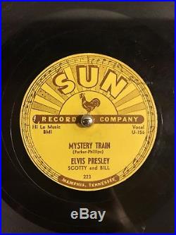 Sun 223 Elvis Presley Mystery Train / I Forget To Remember Rockabilly 78