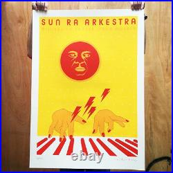 Sun Ra Arkestra A1 Screen Print by Niklaus Troxler Hand signed & numbered Poster