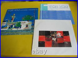 TATSURO YAMASHITA FOR YOU AIR RAL-8801 LP Vinyl Japan CITY POP 1982 Free Ship