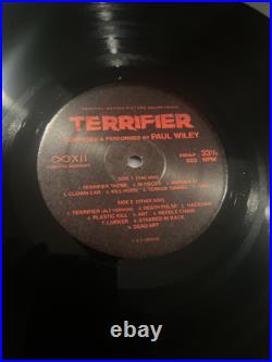 TERRIFIER Horror Movie Soundtrack 1st Pressing ORIGINAL Vinyl Record Album LP