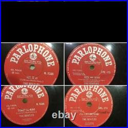 THE BEATLES 78 RPM INDIA PARLOPHONE 10 orig shellac -SET OF 13 DIFF RECORDS