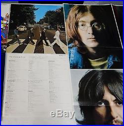 THE BEATLES Collection LP vinyl record album set of 13 + poster Japanese import