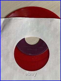 THE BEATLES FOR JUKE ONLY RED VINYL 45rpm CAPITAL RECORDS PENNY LANE STRAWBERRY