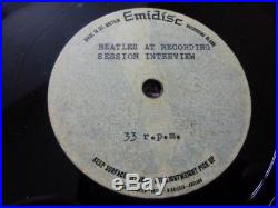 THE BEATLES/KENNY EVERETT, 6th JUNE 1968 RARE ABBEY ROAD 10 EMIDISC ACETATE