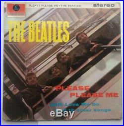 THE BEATLES Please Please Me GOLD STEREO UK 1st Parlophone PCS 3042 Dick James