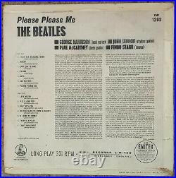 THE BEATLES Please Please Me Rare 1963 UK FIRST PRESSING Gold label vinyl LP