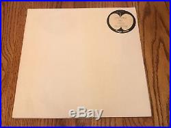 THE BEATLES WHITE ALBUM APPLE LABEL WHITE COLORED VINYL COMPLETE withINSERTS