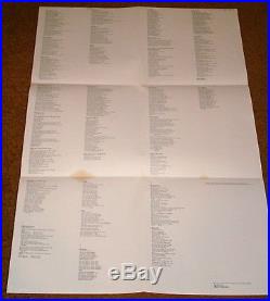 THE BEATLES WHITE ALBUM APPLE LABEL WHITE COLORED VINYL COMPLETE withINSERTS