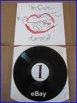 THE CURE Kiss Me Kiss Me Kiss Me ORIGINAL PROMO SET 2x LP & ORANGE VINYL & 2x EP