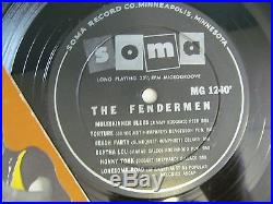 THE FENDERMEN Mule Skinner Blues LP SOMA mono orig. Rockabilly VG+ strong