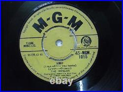 THE IMPALAS 45 MGM 1015 RARE SINGLE 7 INDIA INDIAN 45 rpm VG+