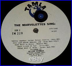THE MARVELETTESSMASH HITS 62TM-229 Shrinkwrap Clean Vinyl Rare LP 1st Press