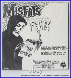 THE MISFITS 1981 EVILIVE 7 VINYL RECORD PL1019 Plan 9