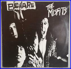 THE MISFITS, Beware, UK Cherry Red 1st Press Original, Correct Run Out Info